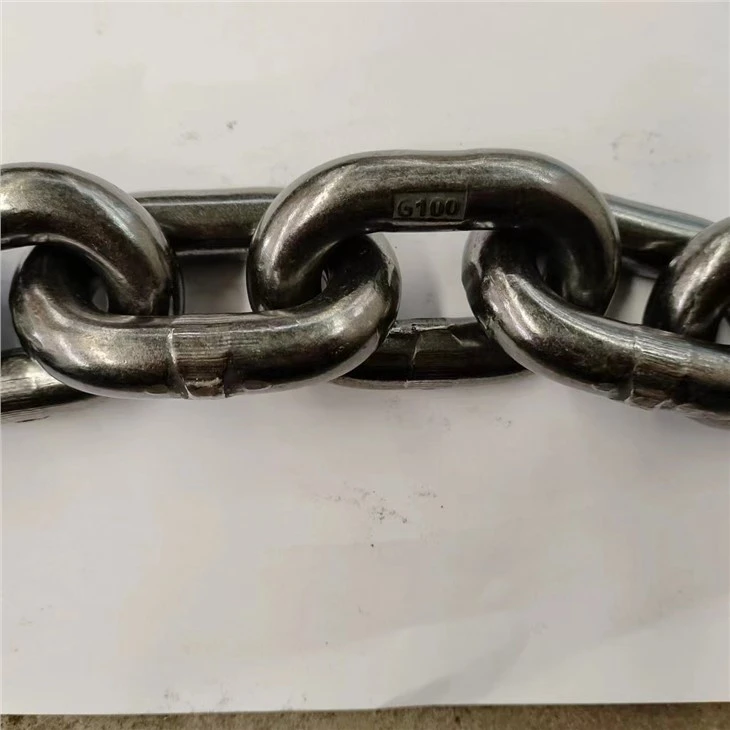 High Strength Link Welded Lashing G100 Lifting Chain For Mining